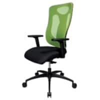 TOPSTAR Ergonomische stoel Synchroonmechanisme In hoogte verstelbare armleuning Hoogteverstelbare zitting Groen, zwart 110 kg Net Pro 110 Synchro