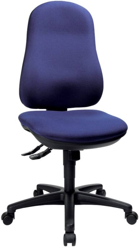 TOPSTAR Support SY Ergonomische stoel Synchroonmechanisme Zonder armleuning In hoogte verstelbare zitting Blauw 110 kg