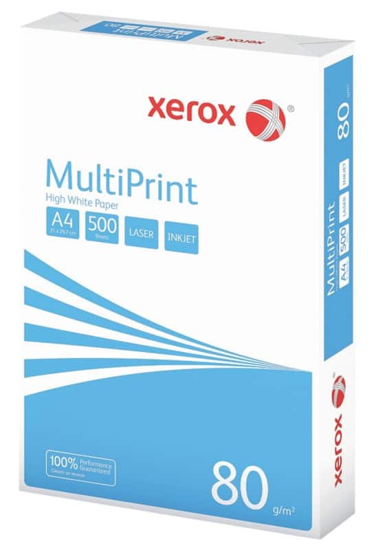 Xerox Multiprint A4 Kopieerpapier  80 g/m² Glad Wit 0 Gaten 500 Vellen