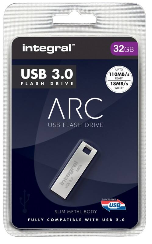 Integral ARC USB-stick 32 GB USB 3.0 Zilver