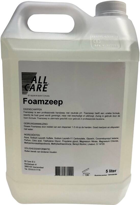 Eco Handzeep Schuim Mild Wit 98916 5 L