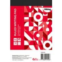 Office Depot A6 Schrijfblok Wit Softcover Gelinieerd Geperforeerd 5 stuks à 100 vellen