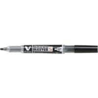 Pilot V-Board Master S Whiteboard-marker Zwart Extra Fijn Ronde punt 1,3 mm 80% Gerecycled