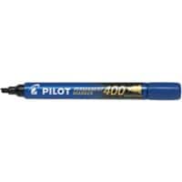 Pilot Super Grip 400 Permanentmarker Breed Beitelpunt 1,5 - 4,0 mm Blauw