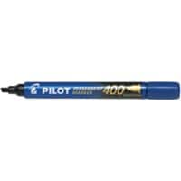 Pilot Super Grip 400 Permanentmarker Breed Beitelpunt 1,5 - 4 mm Blauw