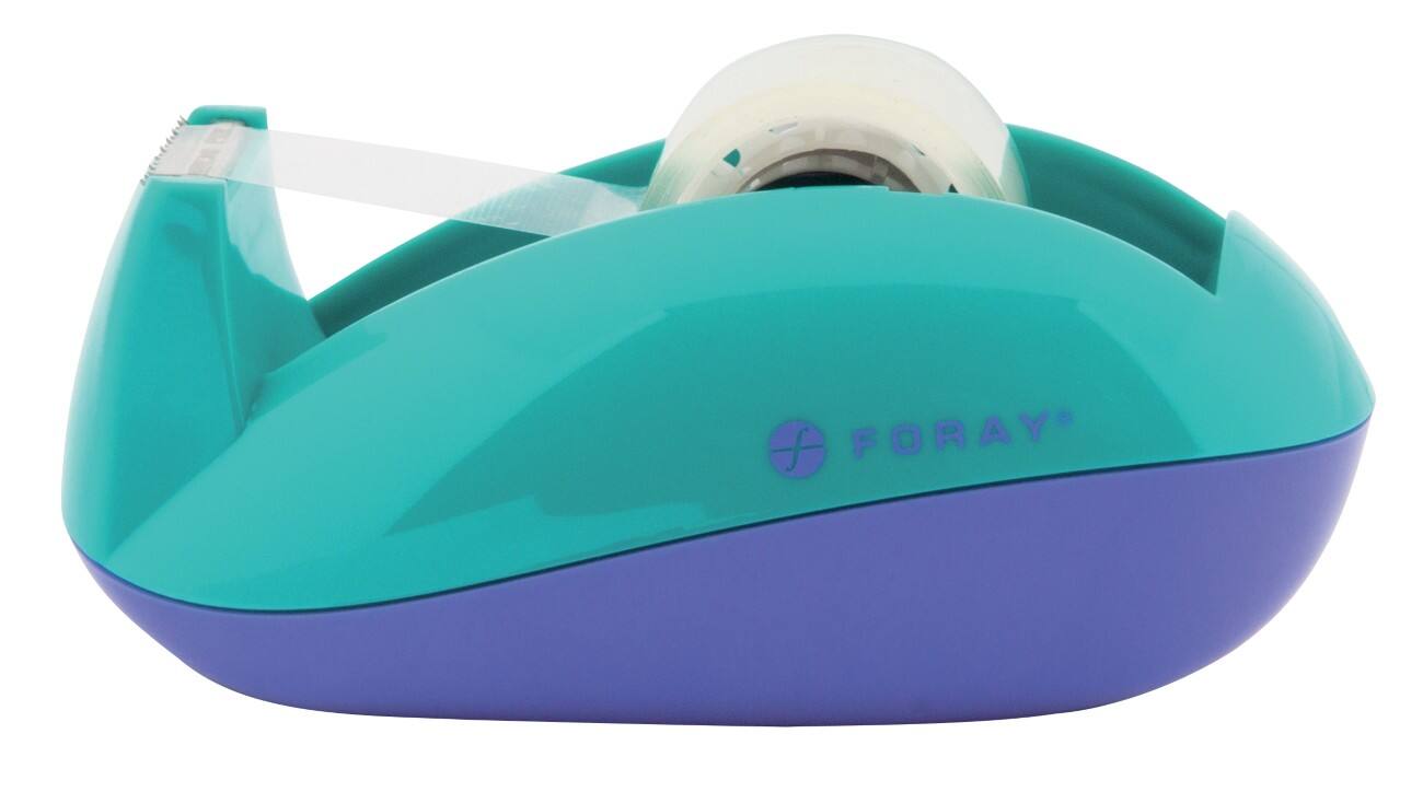 Foray Plakbandhouder Generation + 1 rol plakband 18 mm x 10 m Petrol, paars