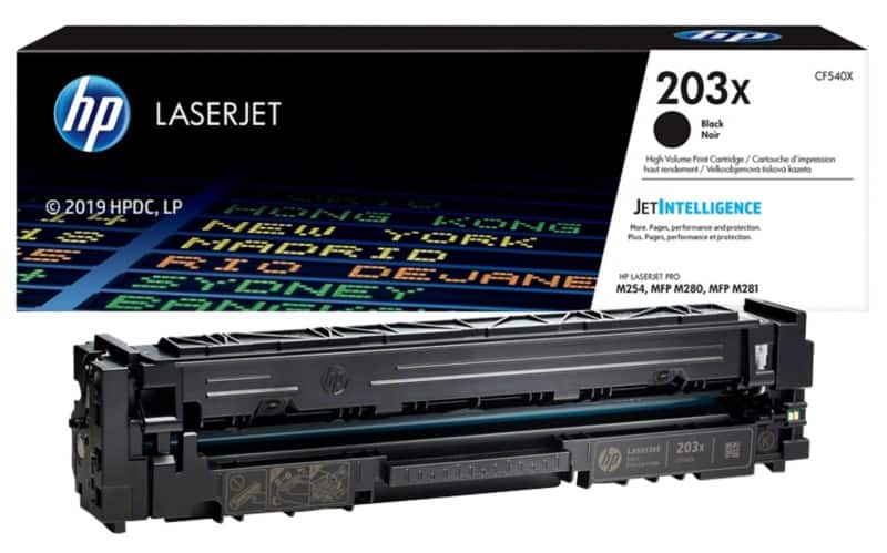 HP 203X originele tonercartridge CF540X zwart