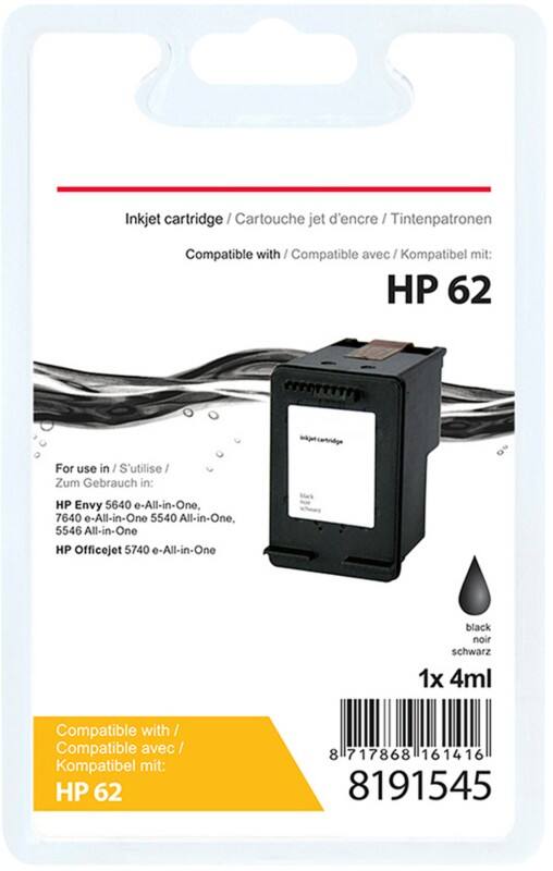 Viking 62 compatibele HP inktcartridge C2P04AE zwart