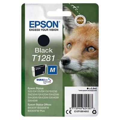 Epson T1281 Origineel Inktcartridge C13T12814012 Zwart