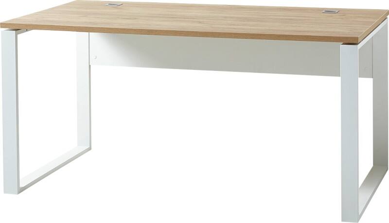 GERMANIA thuiskantoorbureau Lioni lichtbruin, eiken 1.200 x 1.170 x 750 mm