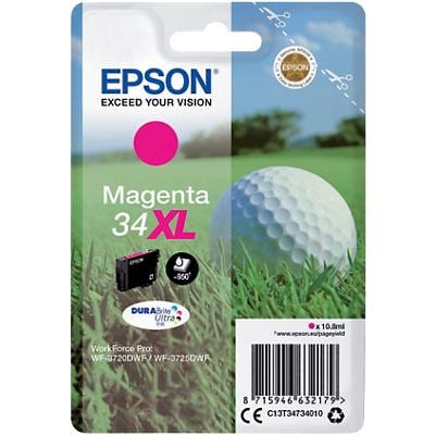 Epson 34XL Origineel Inktcartridge C13T34734010 Magenta