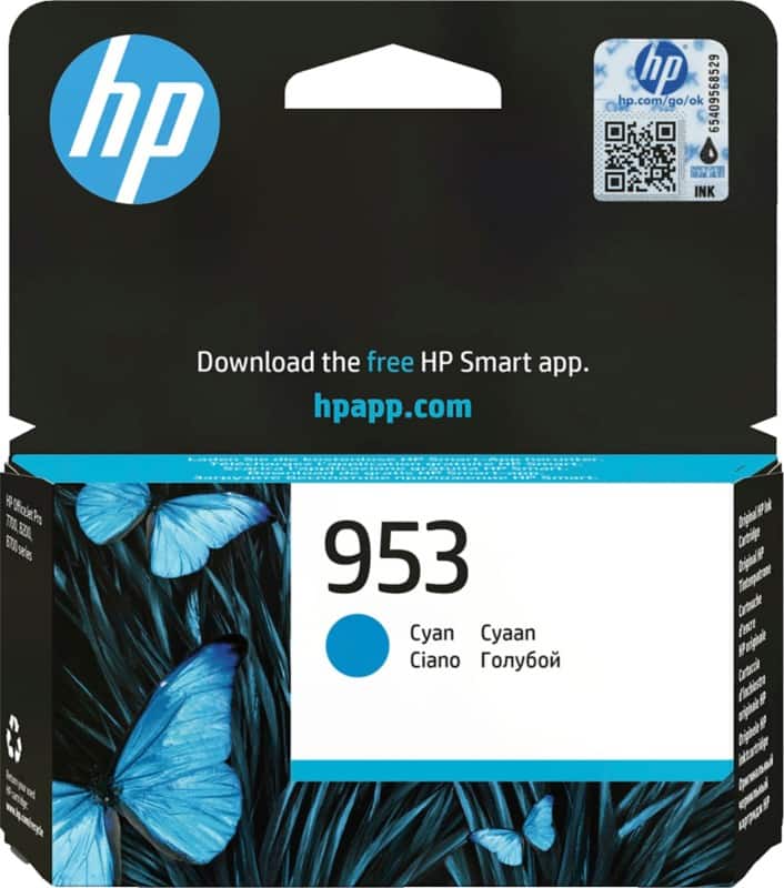 HP 953 originele inktcartridge F6U12AE cyaan