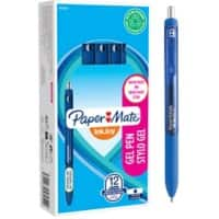 Papermate InkJoy 1957054 Gelpen 0.7 mm Blauw 12 Stuks