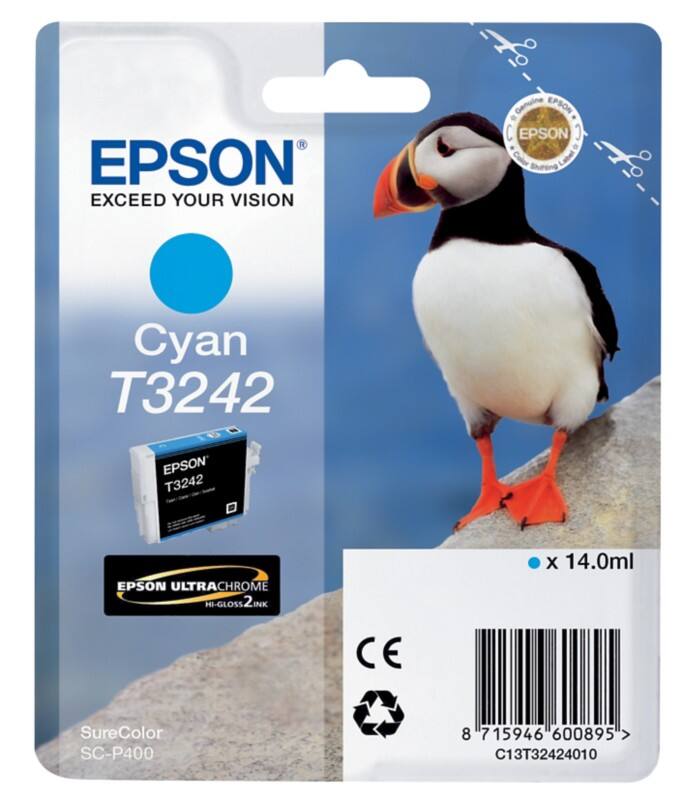 Epson T3242 Origineel Inktcartridge T3242 Cyaan