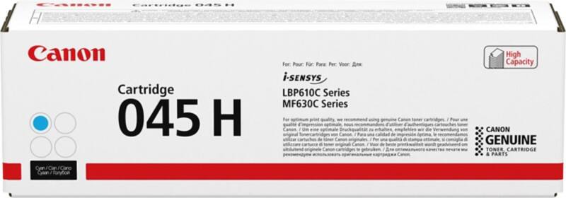 Canon 045H Origineel Tonercartridge Cyaan