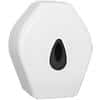 Jumbo toiletroldispenser Mini ABS kunststof Wit
