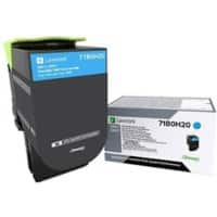 Lexmark Origineel Tonercartridge 71B0H20 Cyaan