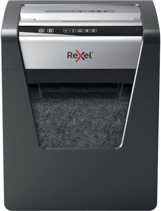 Rexel Momentum M510 Papierversnipperaar Microsnippers Veiligheidsniveau P-5 10 Vel