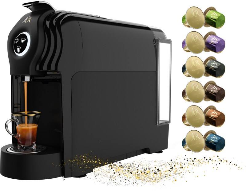 L'OR koffiemachine Lucente Pro + 500  capsules mix