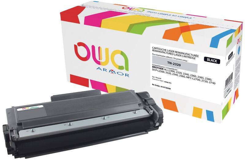 OWA TN-2320 Compatibel Brother Tonercartridge K15738OW Zwart