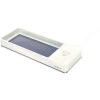 Leitz WOW Bureau Organizer Duokleur met Qi Inductie Oplader Wit, Grijs 26,6 x 10,1 x 2,8 cm
