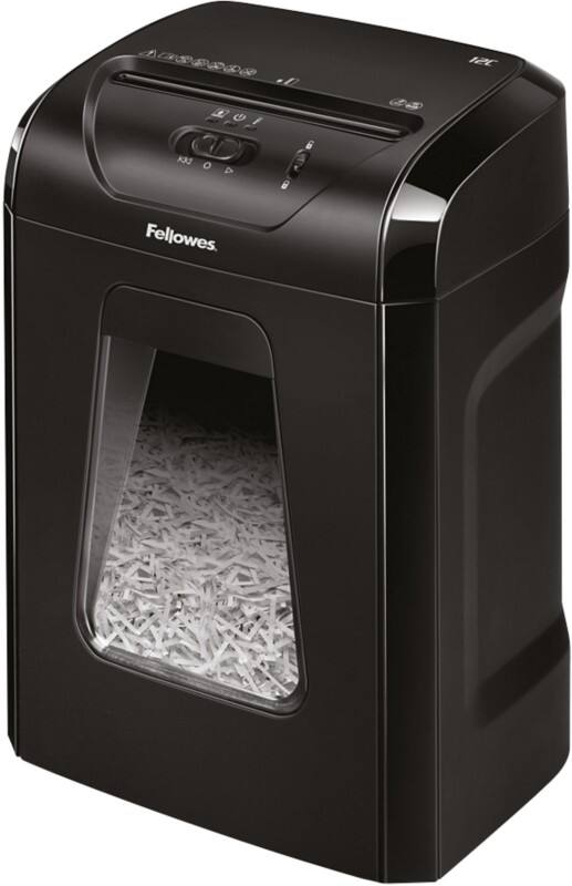 Fellowes Powershred Papierversnipperaar 11 Vellen Snippers Veiligheidsniveau P-4, T-4 19 l 12C