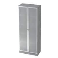 Hammerbacher Kast Gemelamineerde spaanplaat 5 Planken 800 x 420 x 2.004 mm Grijs, zilver