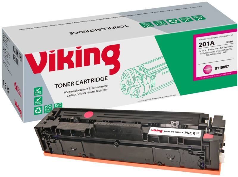 Viking 201A compatibele HP tonercartridge CF403A magenta
