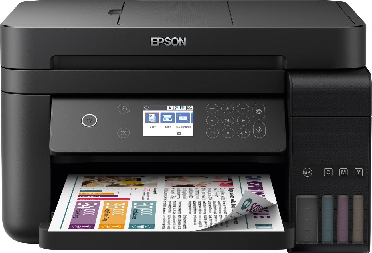 Epson Ecotank ET-3750 Kleuren Inkjet Multifunctionele printer A4