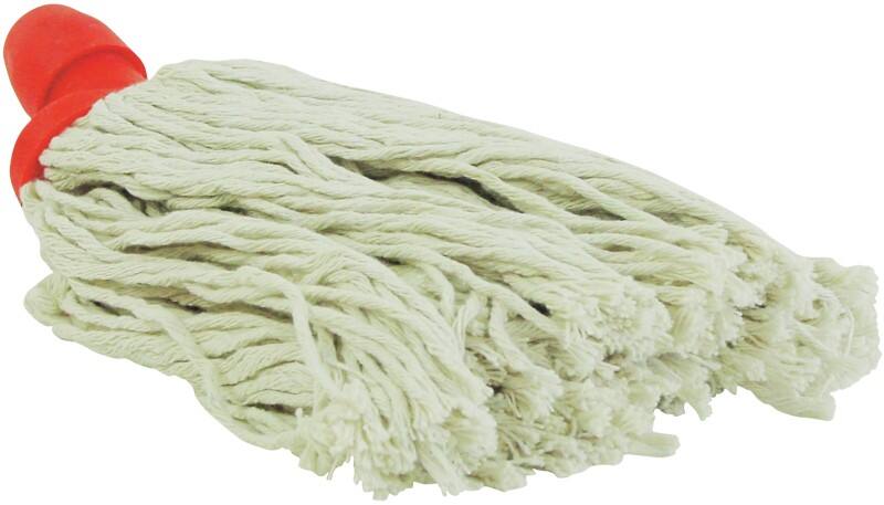 BETRA Mop 30 x 7 x 30 cm Wit, rood 2 Stuks