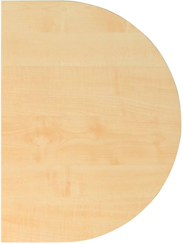 Hammerbacher Uitbreidings paneel bureau VHA60 Ahorn, zilver 600 mm