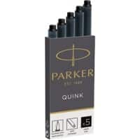 Parker Quink Inktpatroon Zwart 5 Stuks