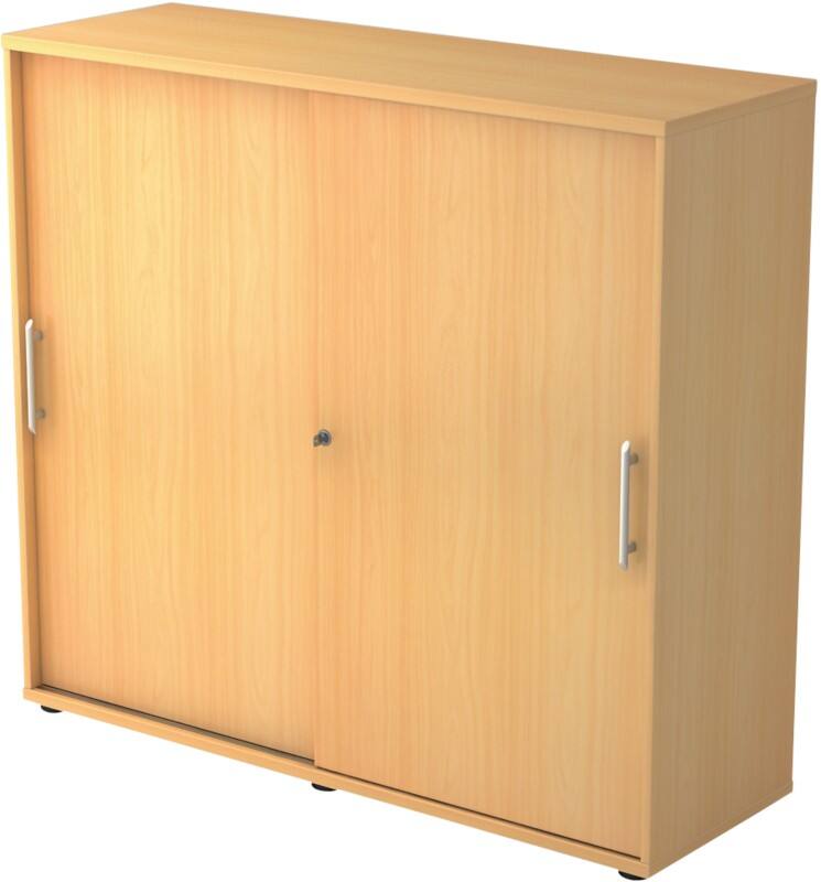 Hammerbacher Schuifdeurkast 1735S RE Beuken 1.200 x 400 x 1.100 mm