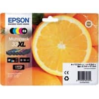 Epson 33XL Origineel Inktcartridge C13T33574011 Zwart, cyaan, magenta, geel Multipack 4 Stuks