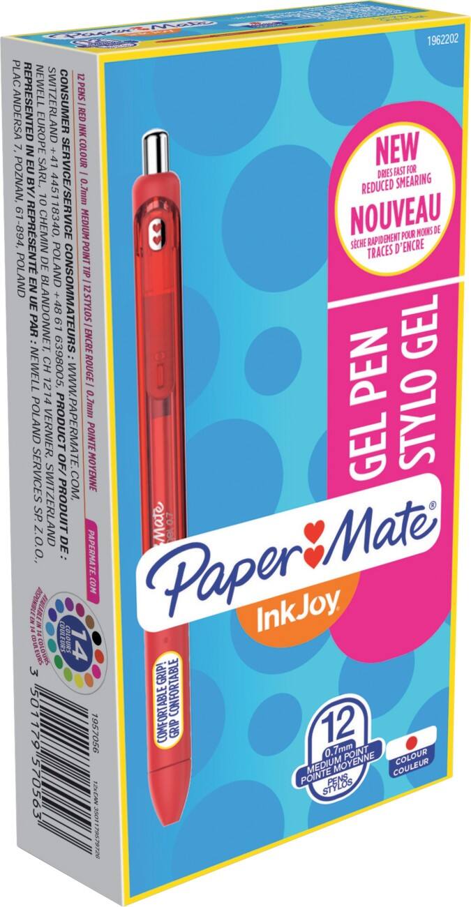 PaperMate Inkjoy 1957056 Gel Pen 12