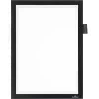 DURABLE DURAFRAME Note A4 Displayframe Zelfklevend Zwart PVC 4993-01 23,5 (B) x 0,5 (D) x 37 (H) cm