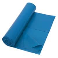 DEISS Licht gebruik Vuilniszakken 240 l Blauw LDPE (Lagedichtheidpolyetheen) 42 Micron 10 Stuks